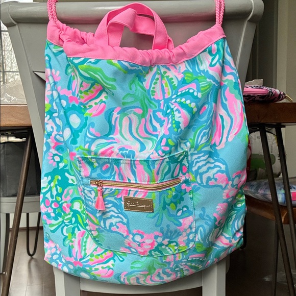 Lilly Pulitzer Drawstring Backpack - Picture 2 of 7